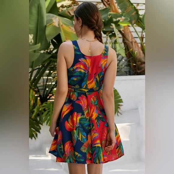 Farm Rio Cover-Up Wrap Dress Size Small NWT - Picture 7 of 15